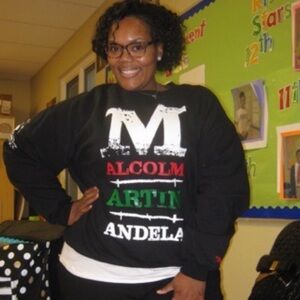 Malcolm Martin Mandela crewneck sweatshirt